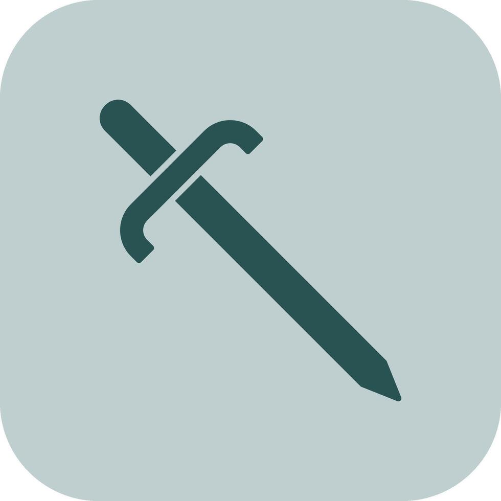 Cutlass Glyph Tritone Icon vector