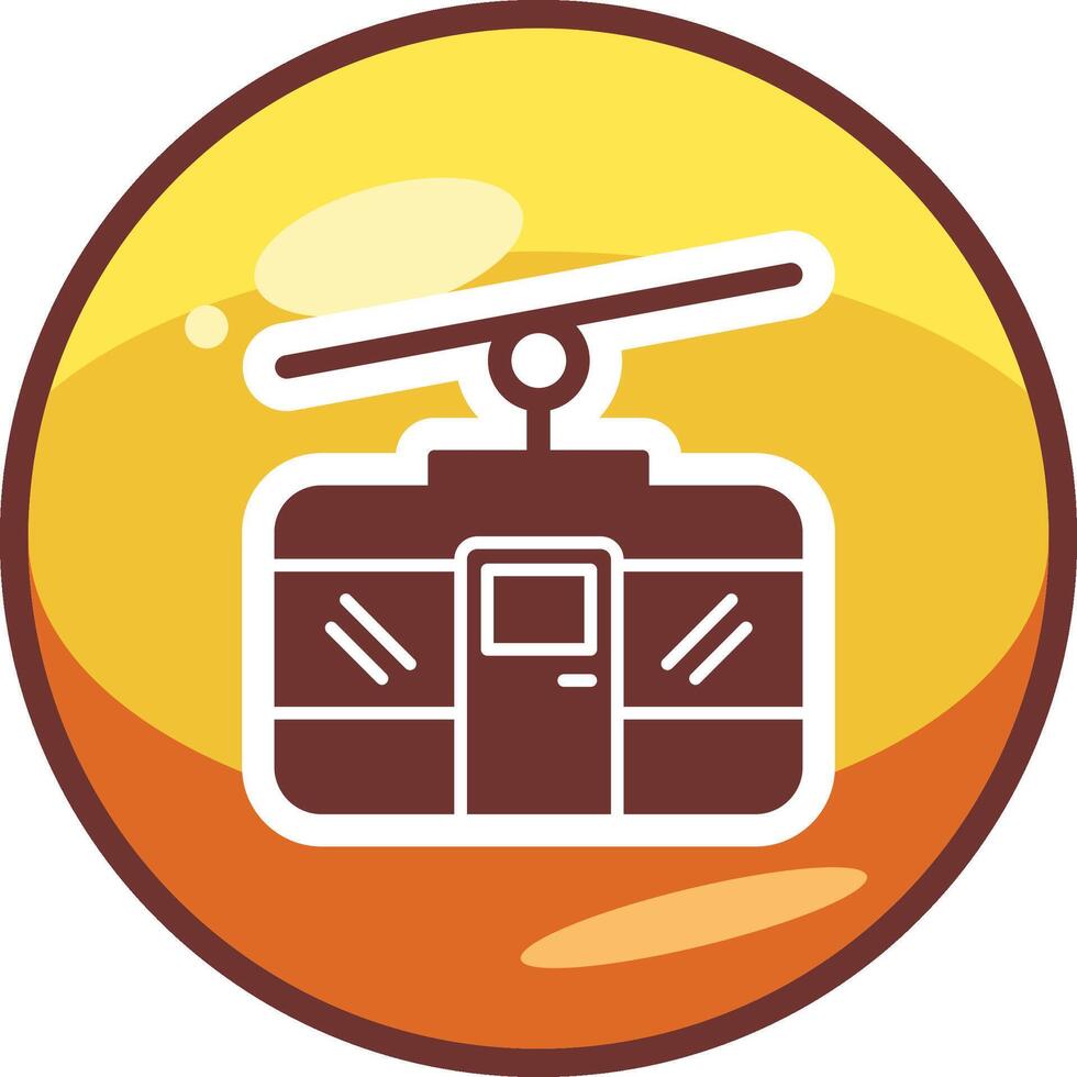 Cable Car Vector Icon