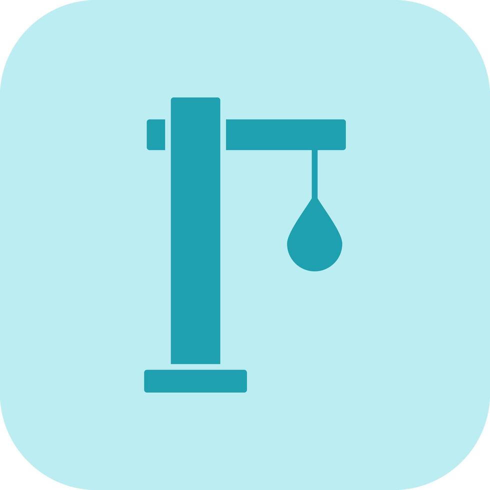 Gallows Glyph Tritone Icon vector