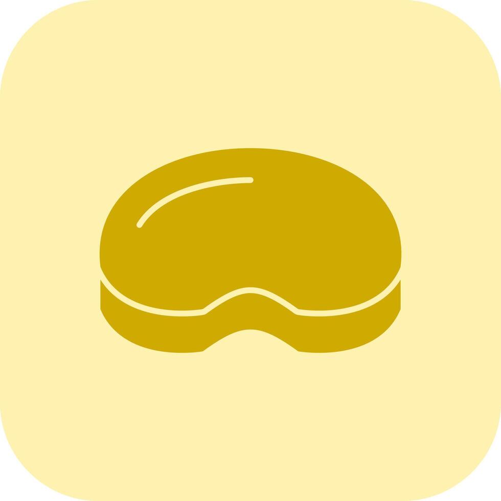 Steak Glyph Tritone Icon vector