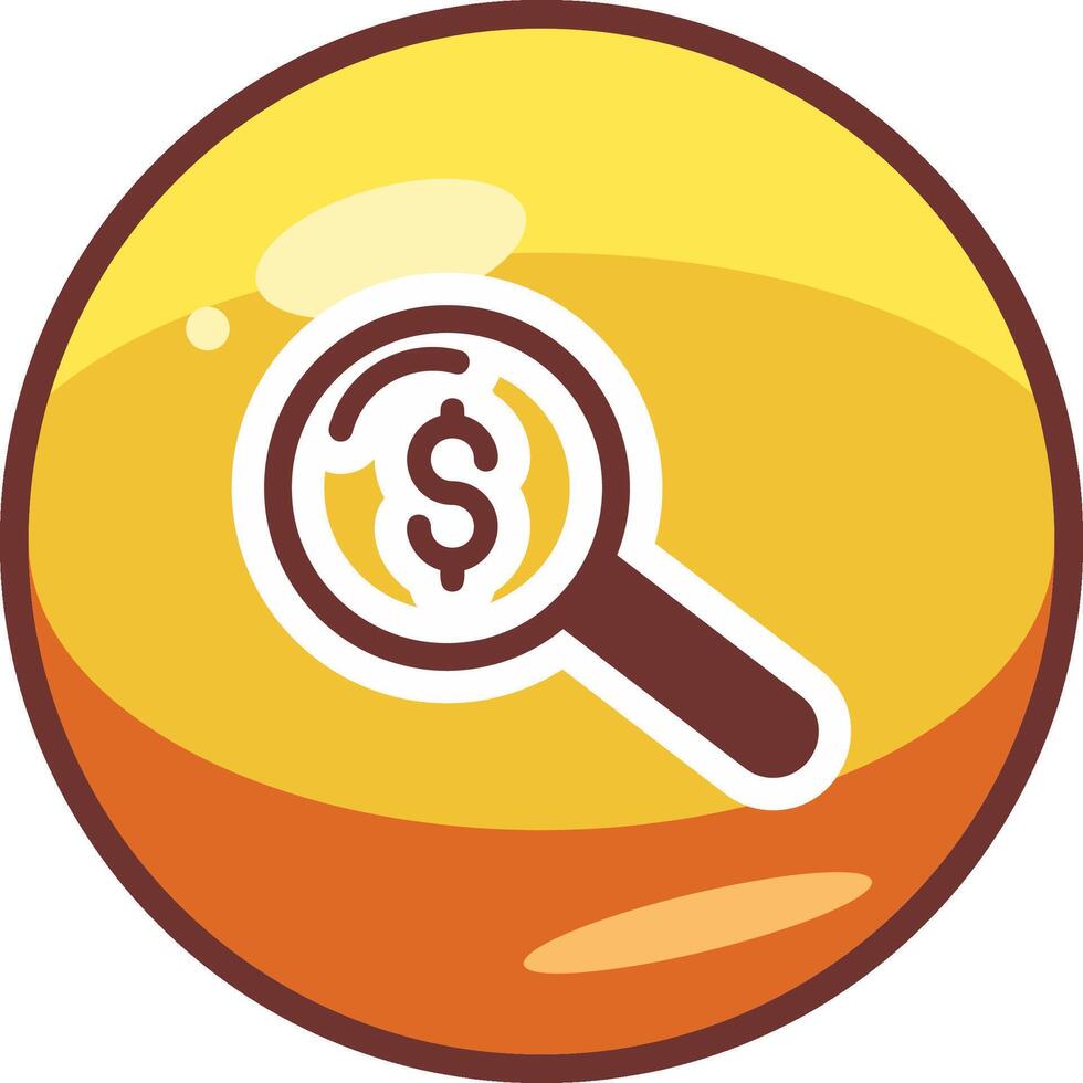 Search Money Vector Icon