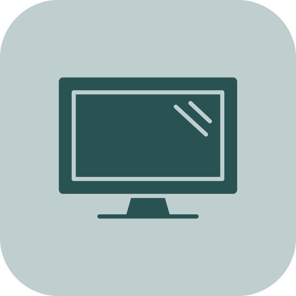 Computer Glyph Tritone Icon vector