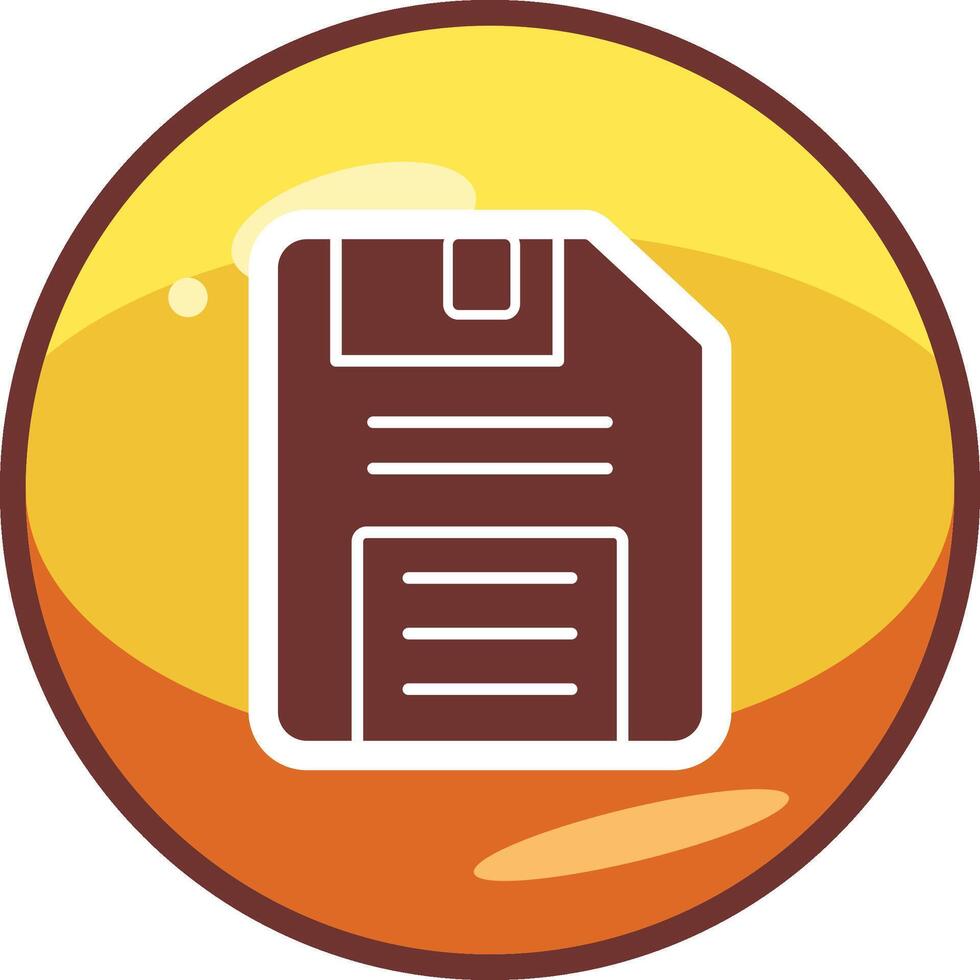 Floppy Disk Vector Icon