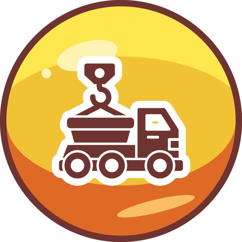Skip Truck Vector Icon