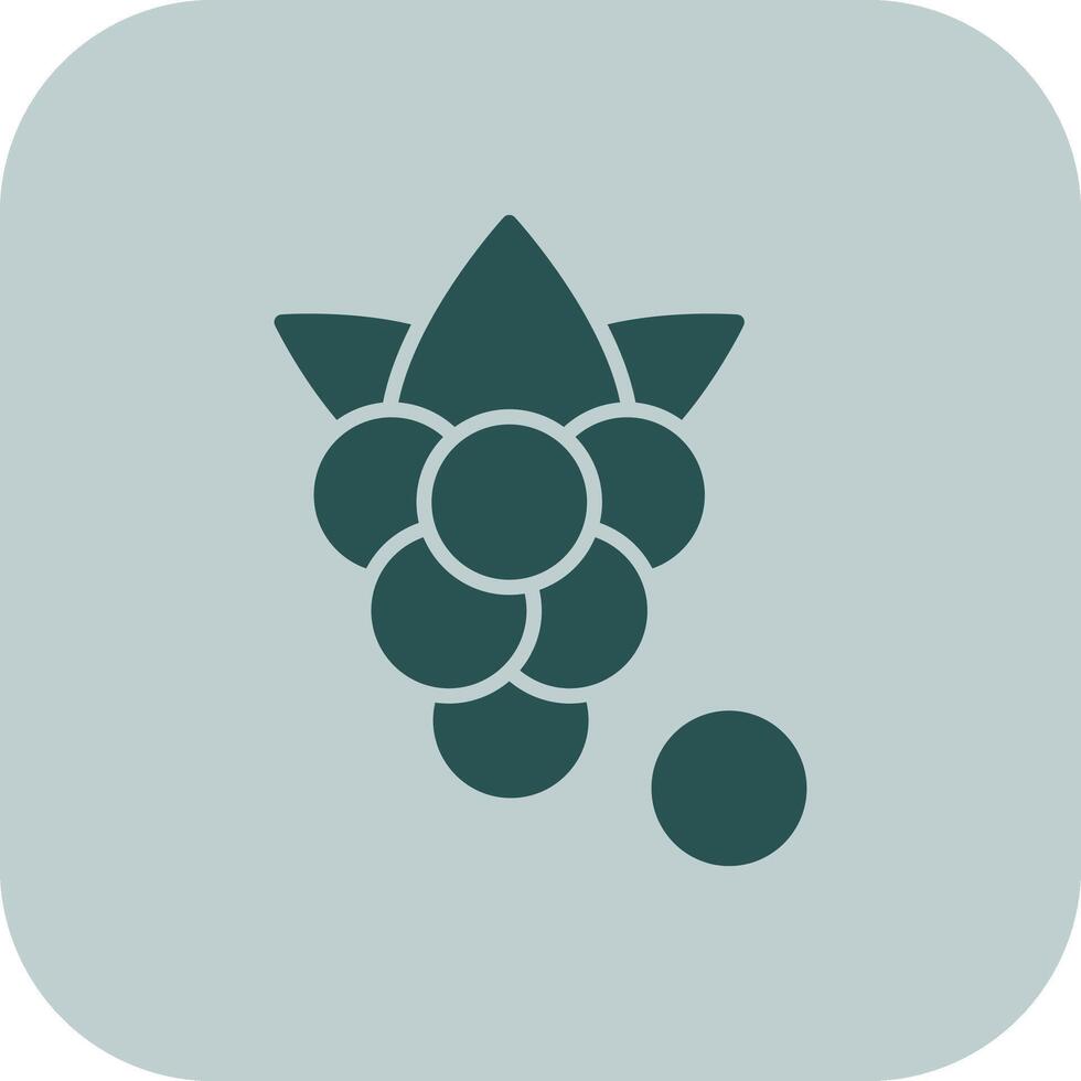 moras glifo tritono icono vector