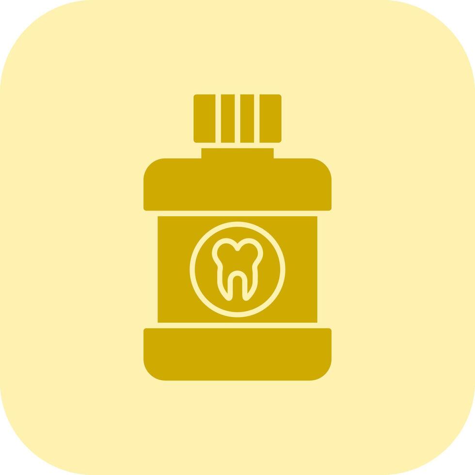 Mouthwash Glyph Tritone Icon vector