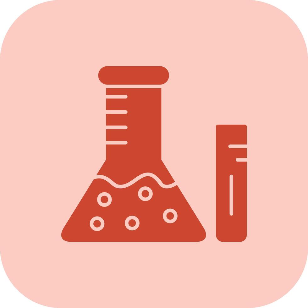 química glifo tritono icono vector