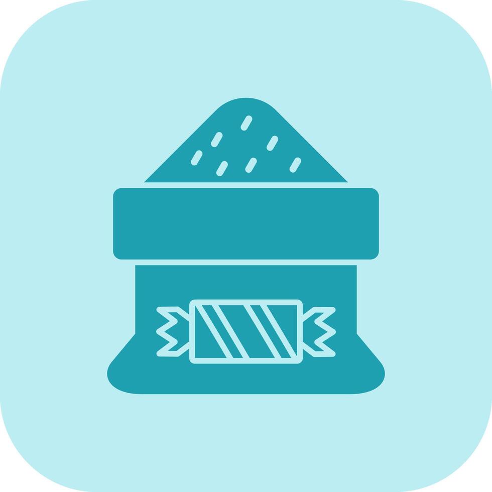 Sugar Glyph Tritone Icon vector