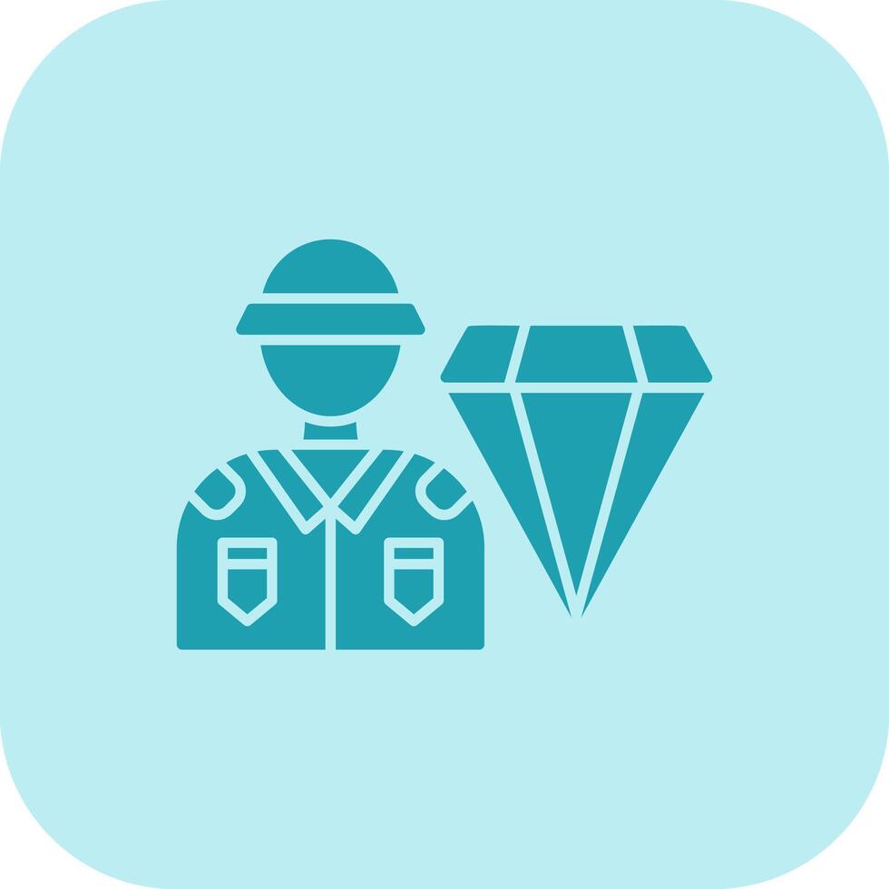 High Value Glyph Tritone Icon vector