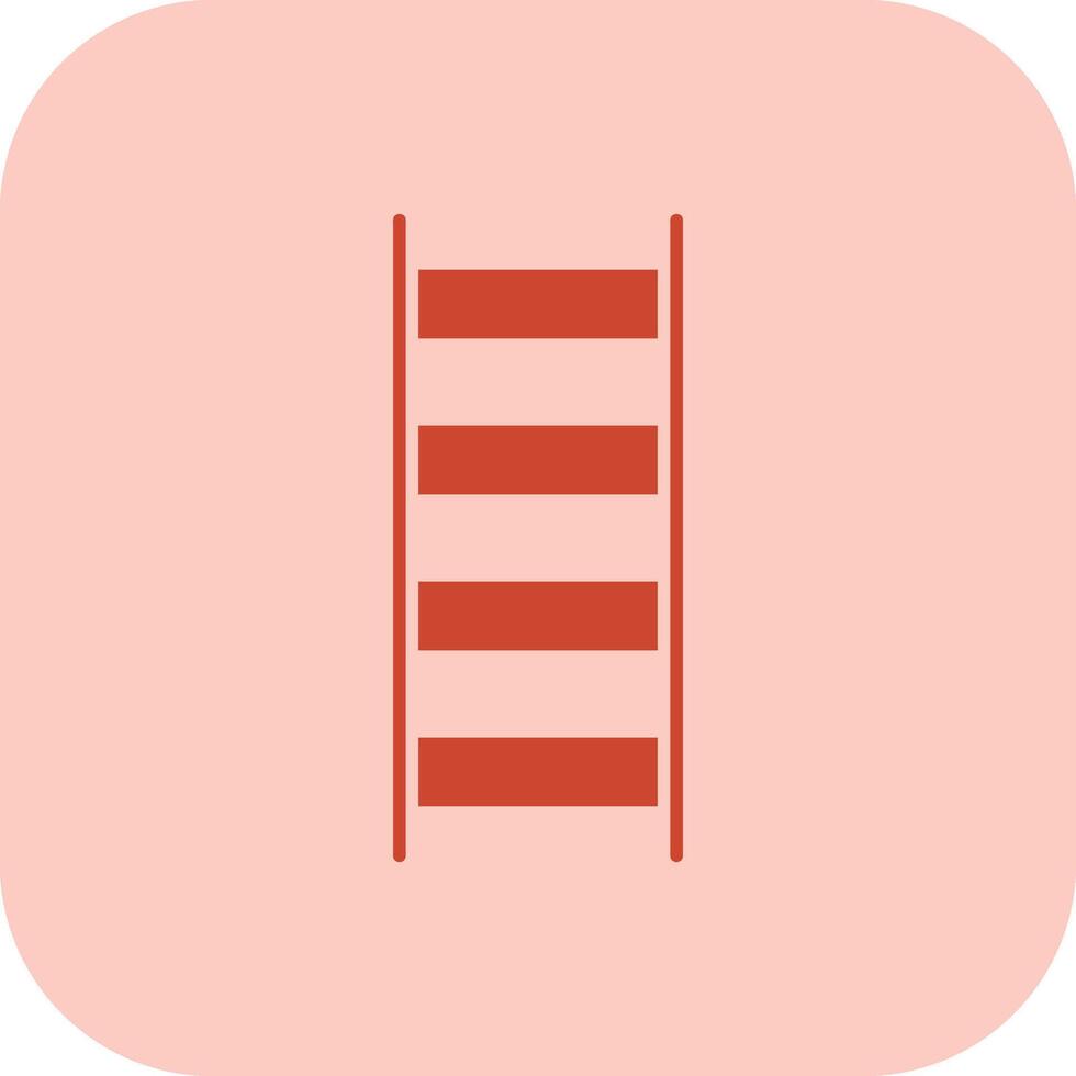 Ladder Glyph Tritone Icon vector