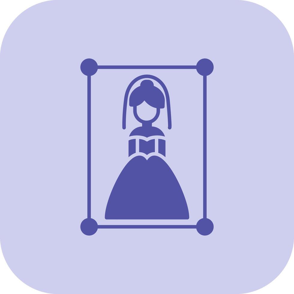 Wedding Photography Glyph Tritone Icon vector