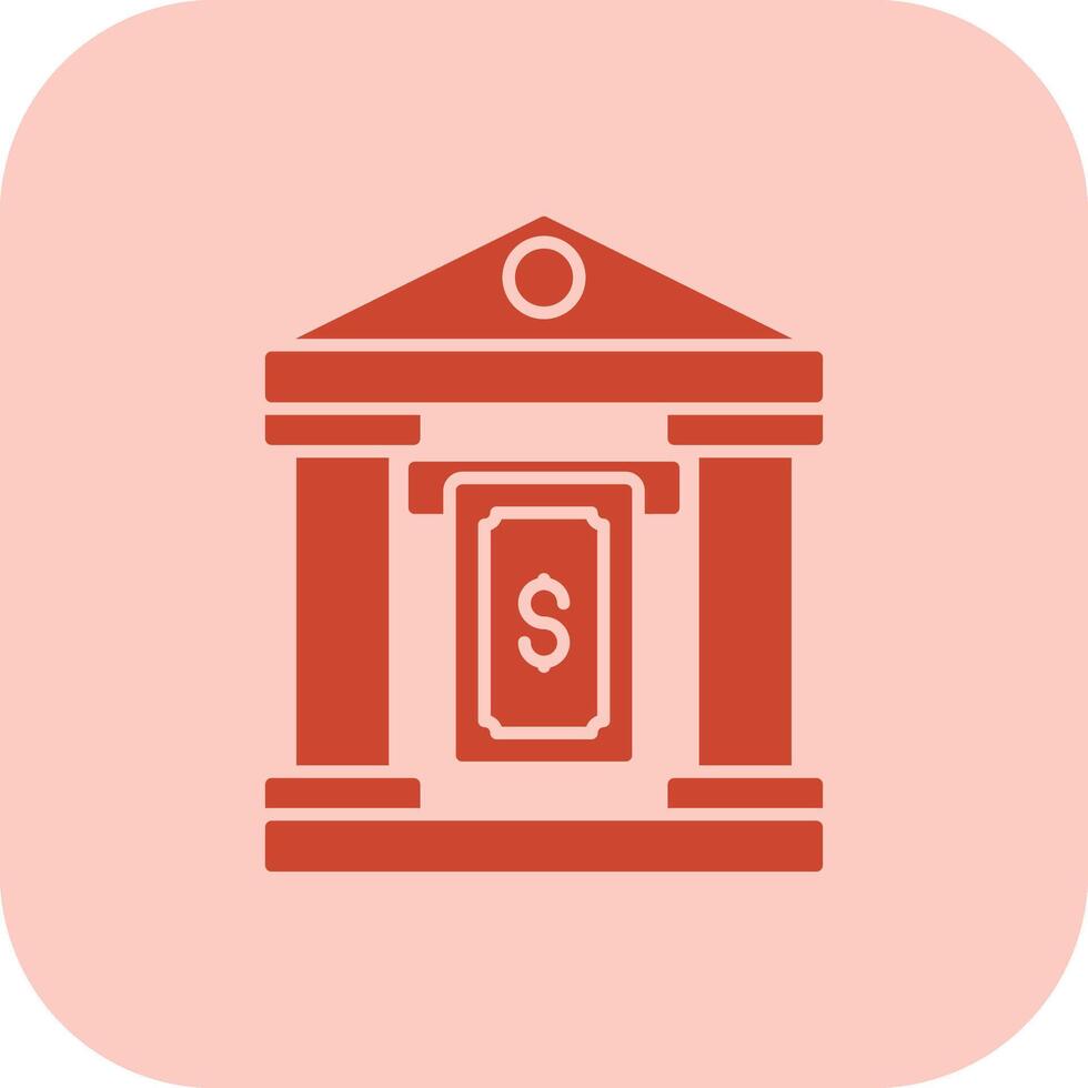 Cash Withdraw Glyph Tritone Icon vector