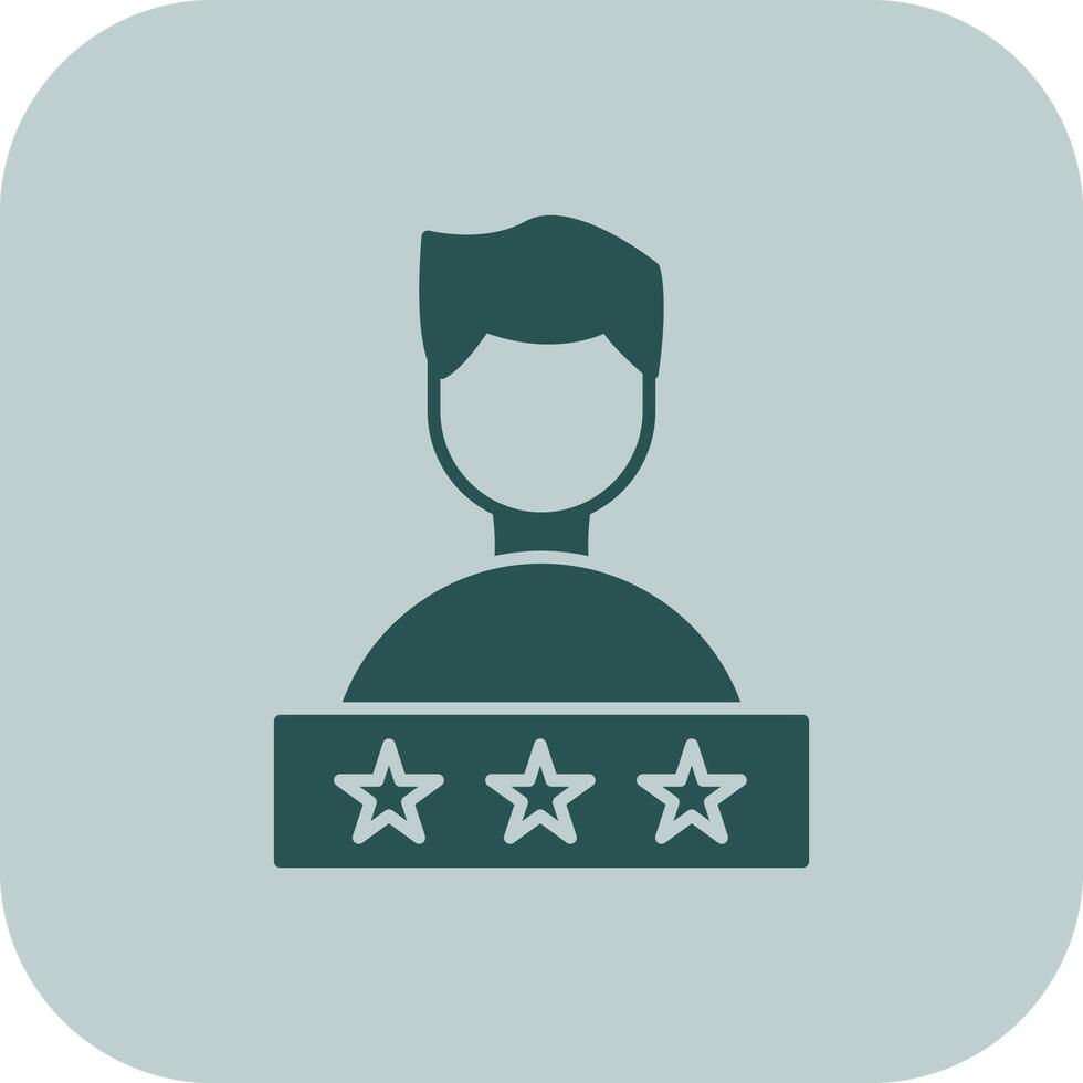 Satisfaction Glyph Tritone Icon vector
