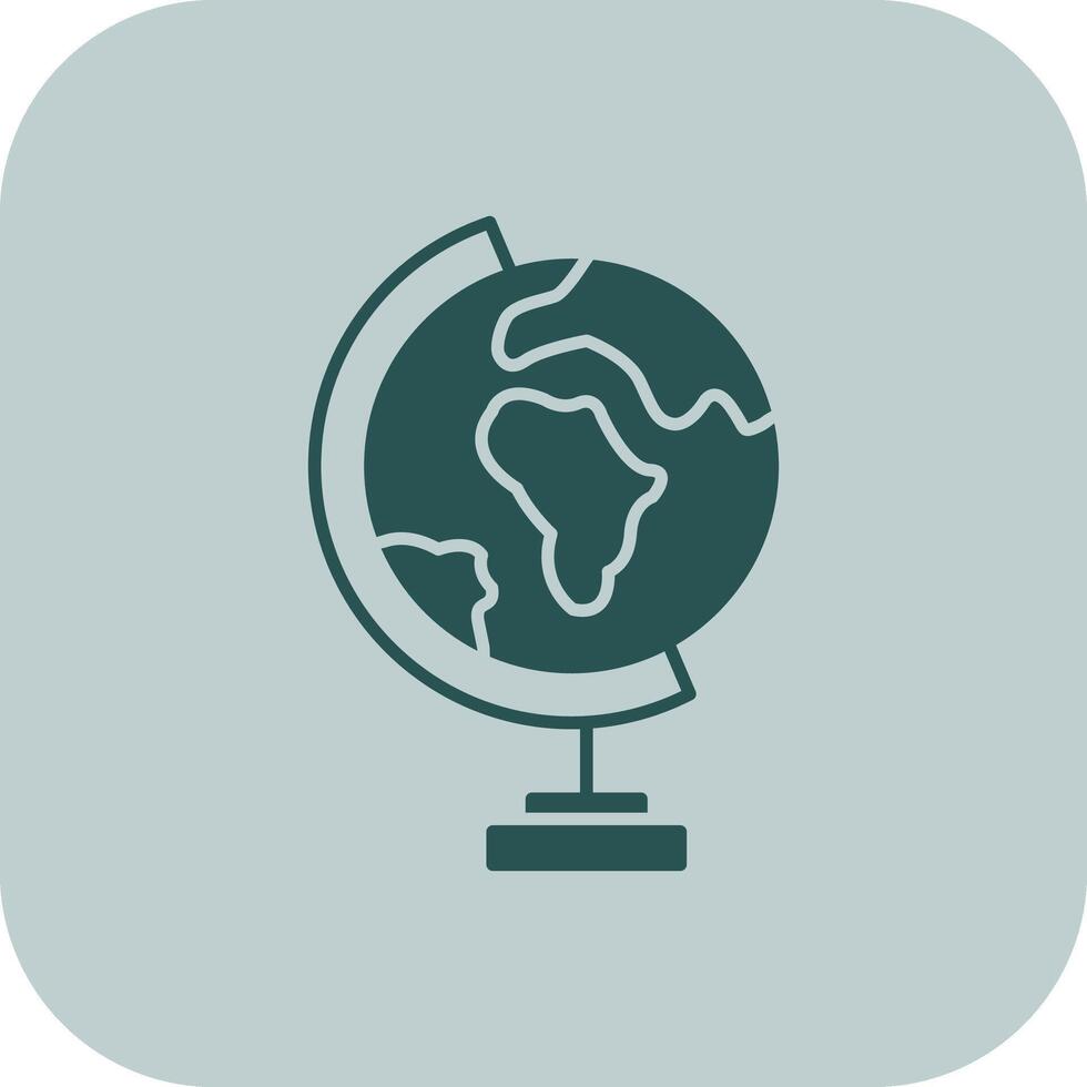 Geography Glyph Tritone Icon vector