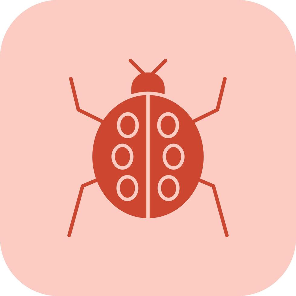 insecto glifo tritono icono vector