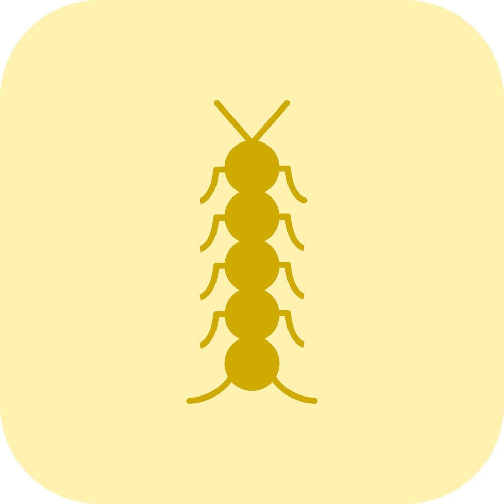 Insect Glyph Tritone Icon vector