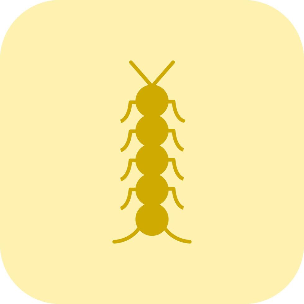 Insect Glyph Tritone Icon vector