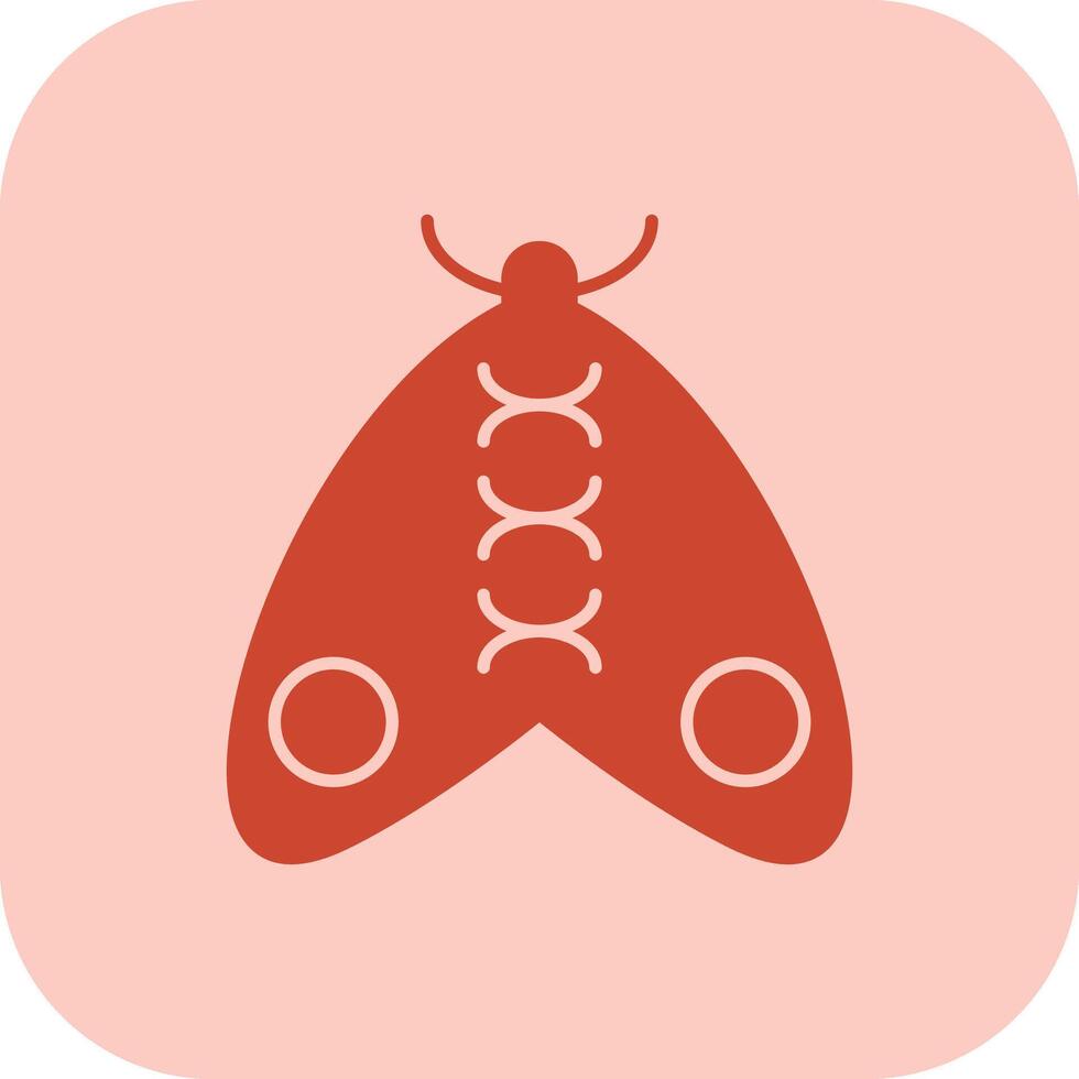Insect Glyph Tritone Icon vector