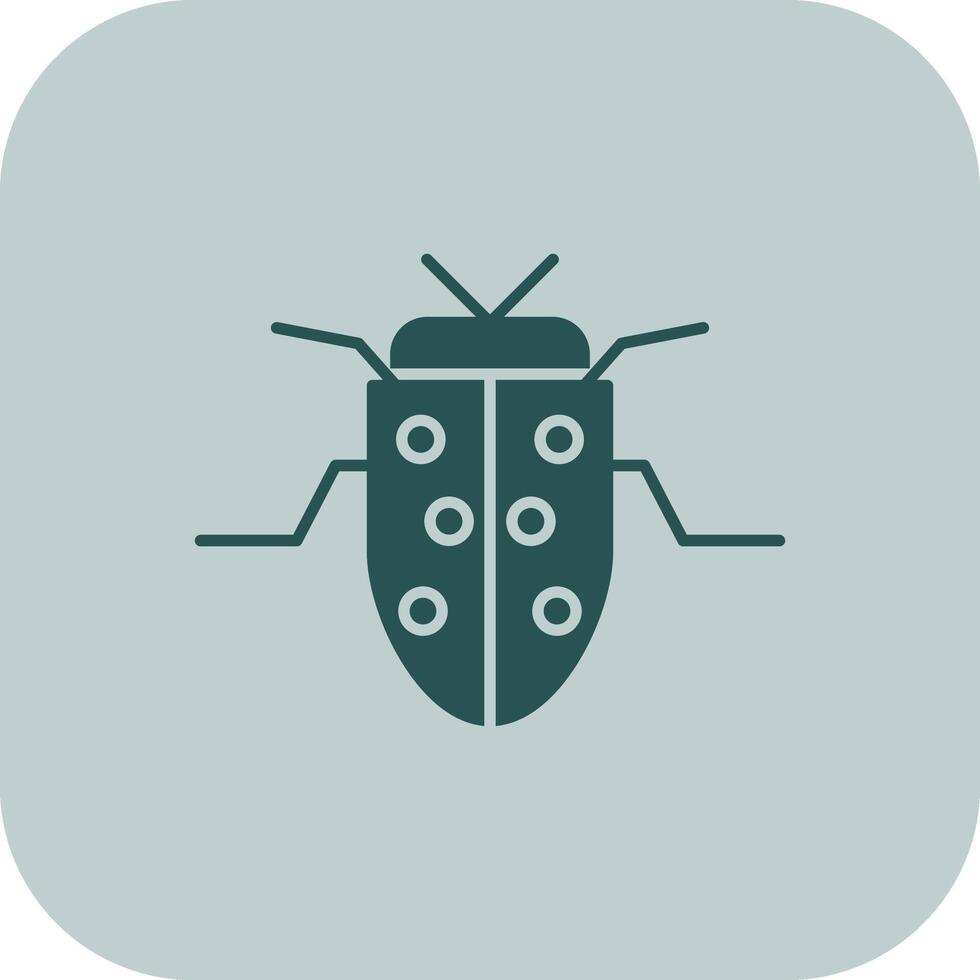 Insect Glyph Tritone Icon vector