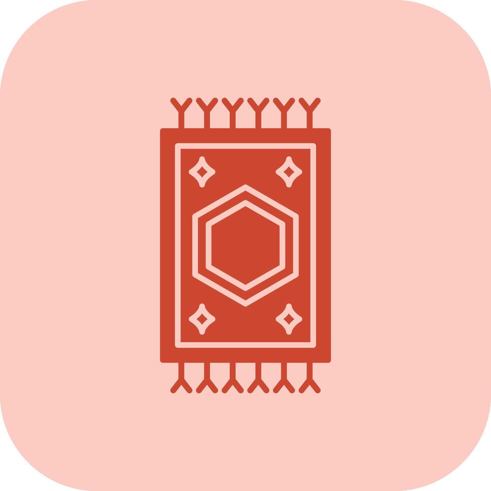 Carpet Glyph Tritone Icon vector