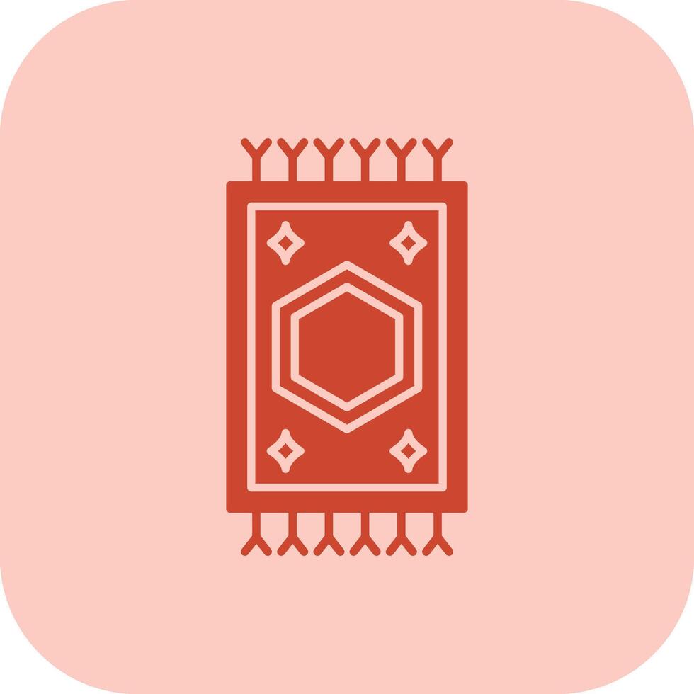 Carpet Glyph Tritone Icon vector