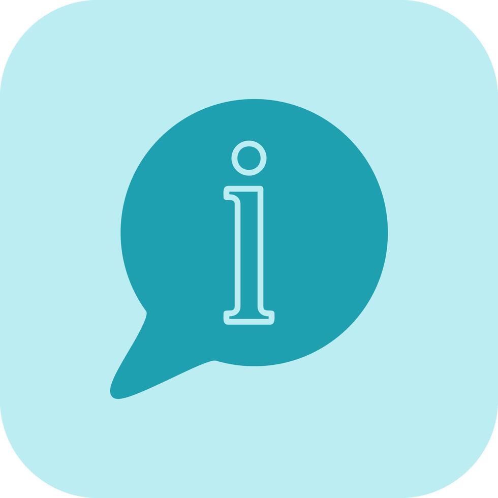 Information Glyph Tritone Icon vector