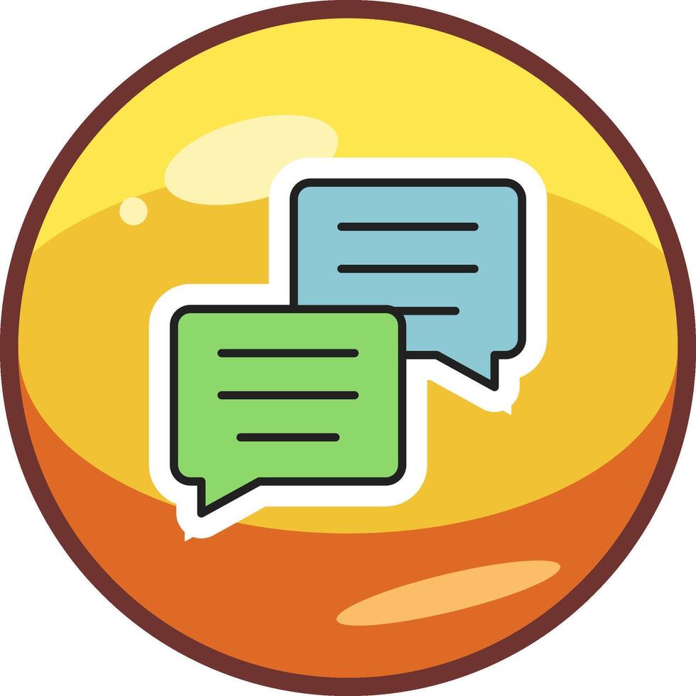 Construction Conversation Vector Icon