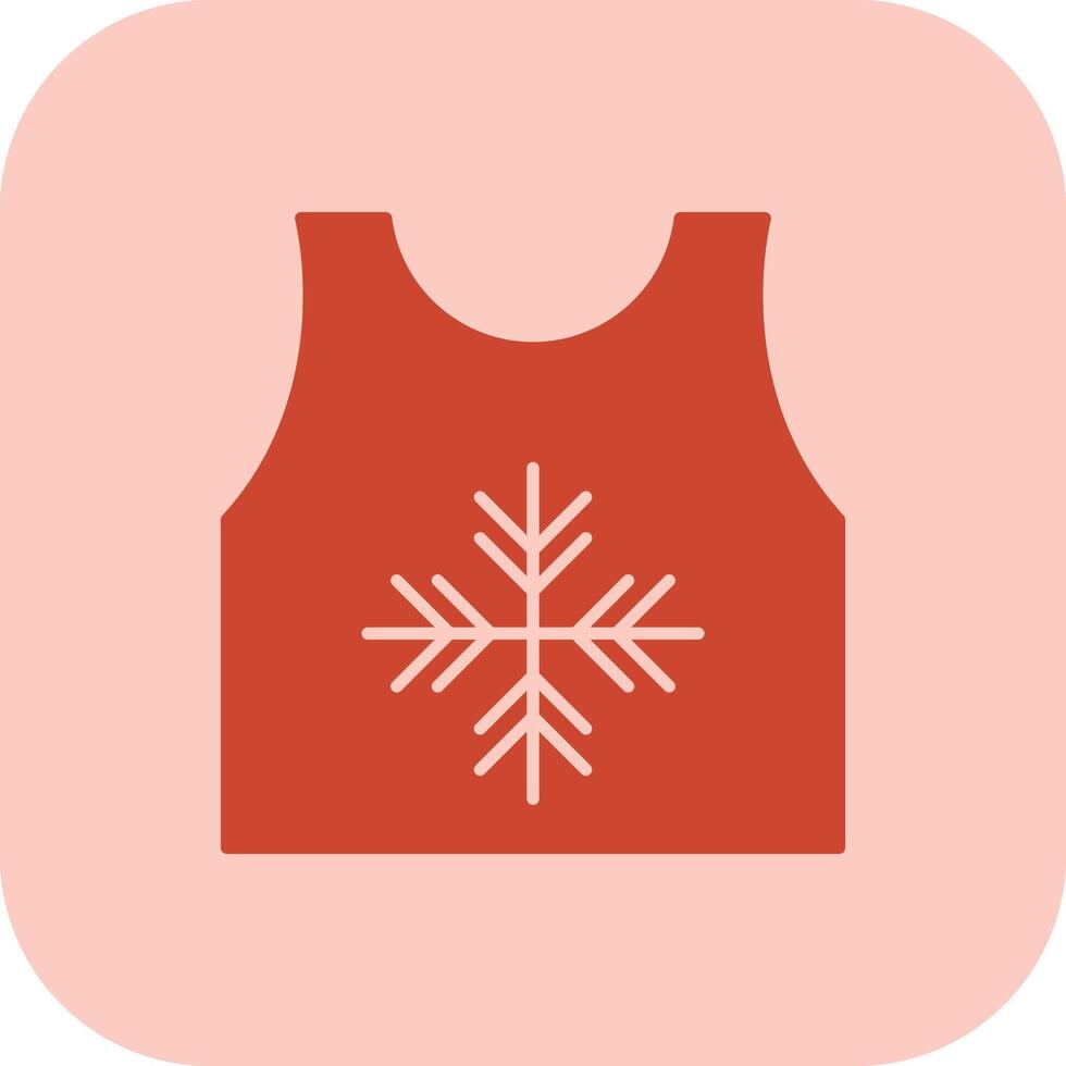 Tanktop Glyph Tritone Icon vector