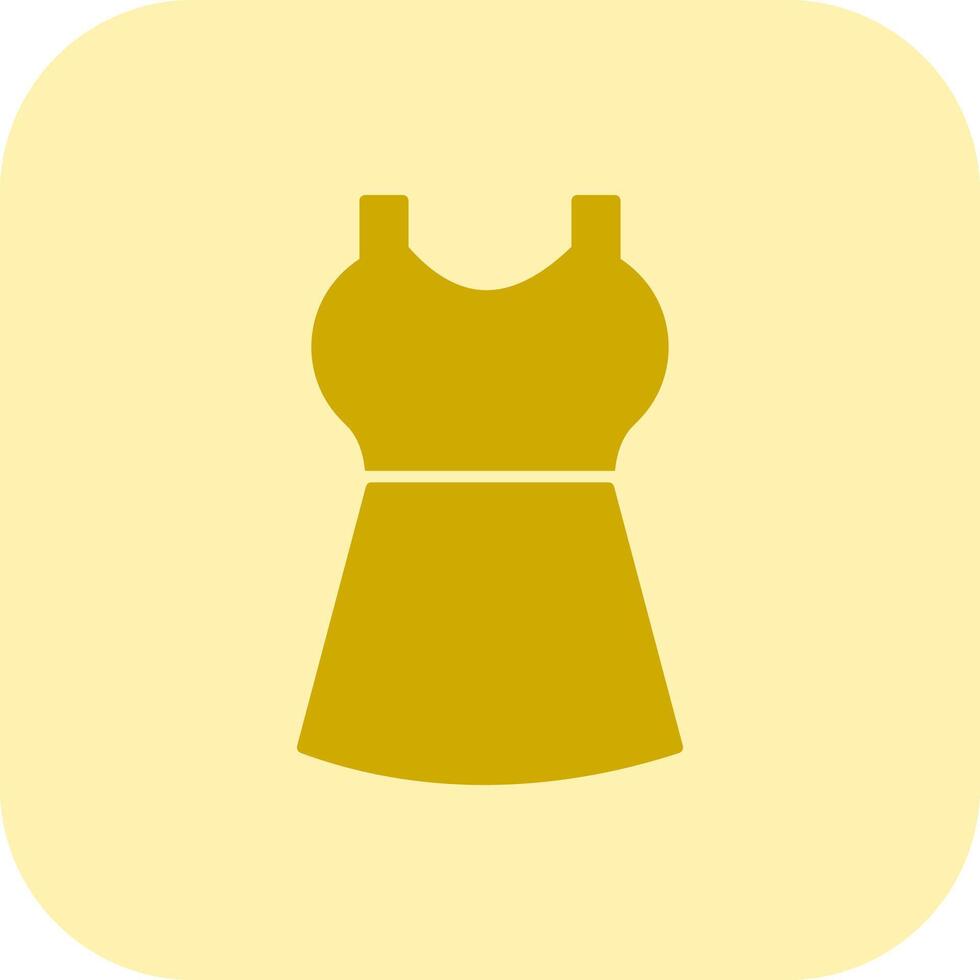 Dress Glyph Tritone Icon vector