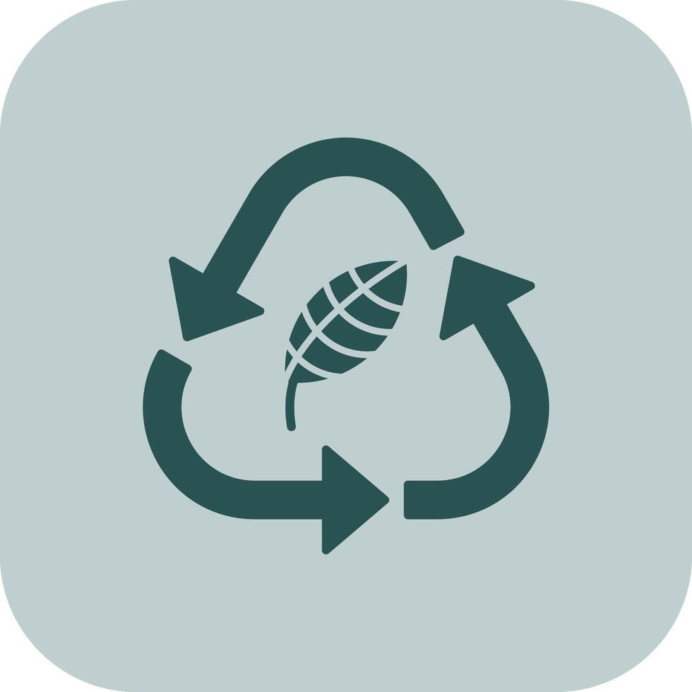 Ecology Glyph Tritone Icon vector