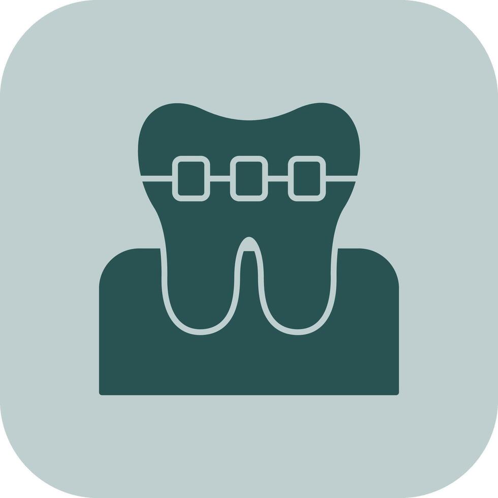 Braces Glyph Tritone Icon vector