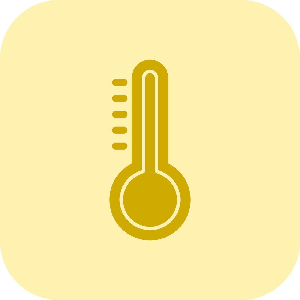 Temperature Glyph Tritone Icon vector