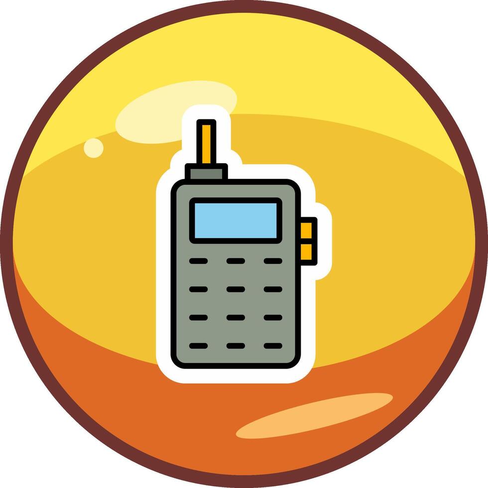 Old Phone Vector Icon