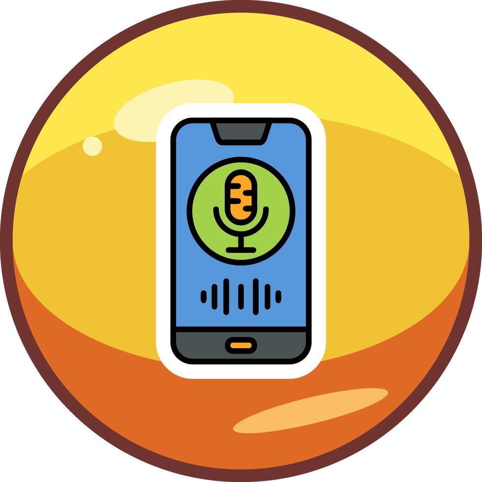 Voice Assistant Vector Icon