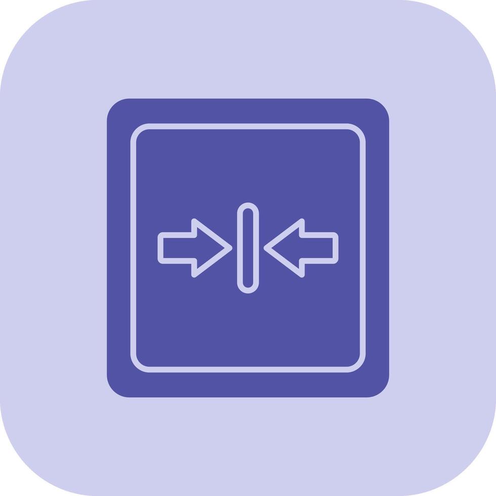 Minimize Glyph Tritone Icon vector