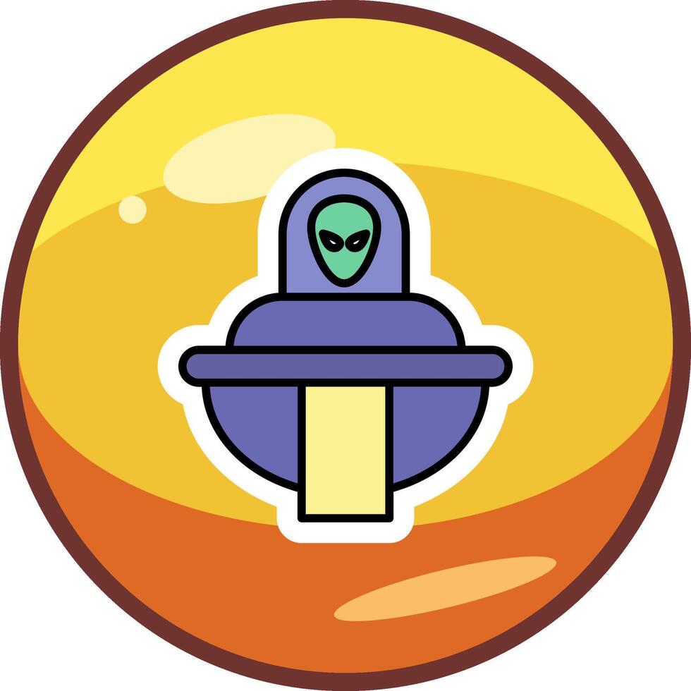 Spaceship Vector Icon