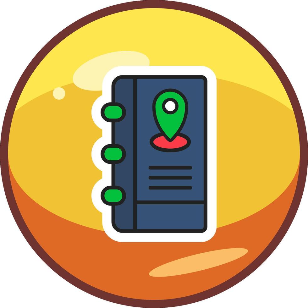 Address Book Vector Icon
