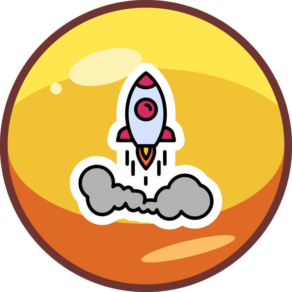 Spaceship Vector Icon