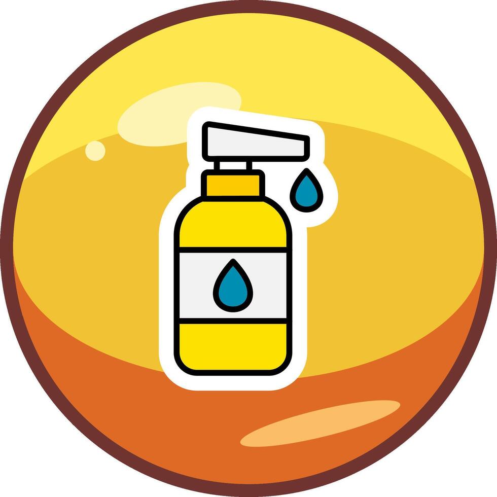 Baby lotion Vector Icon