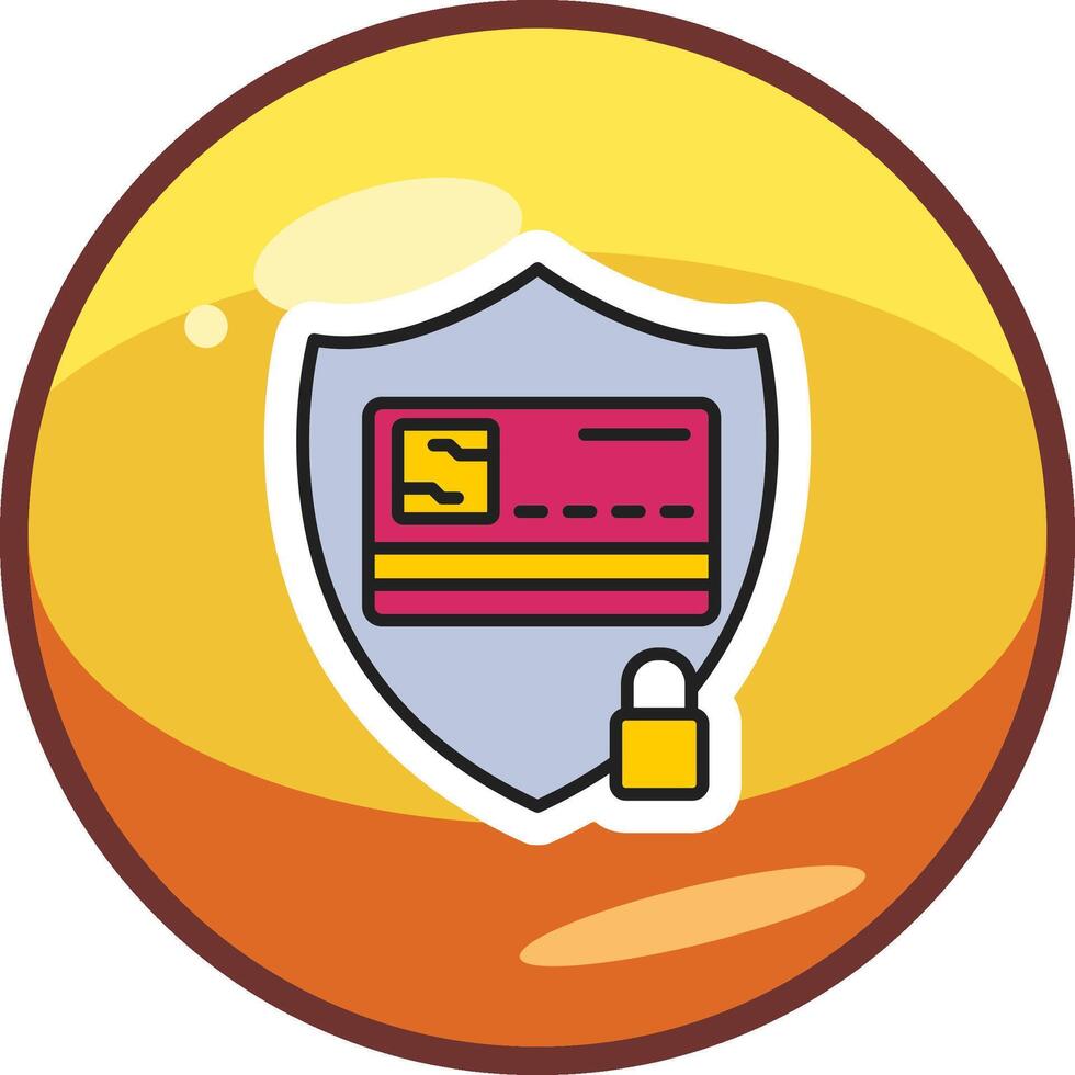 Card Security Vector Icon