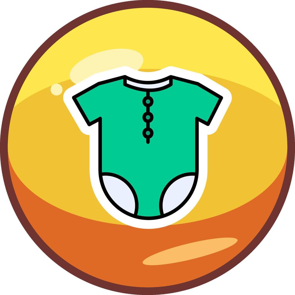 Baby Outfit Vector Icon