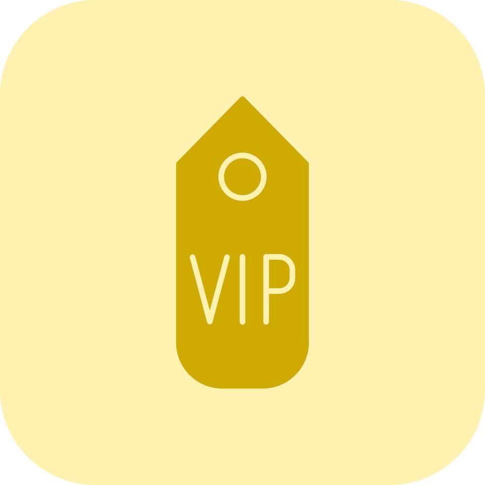 VIP pasar glifo tritono icono vector