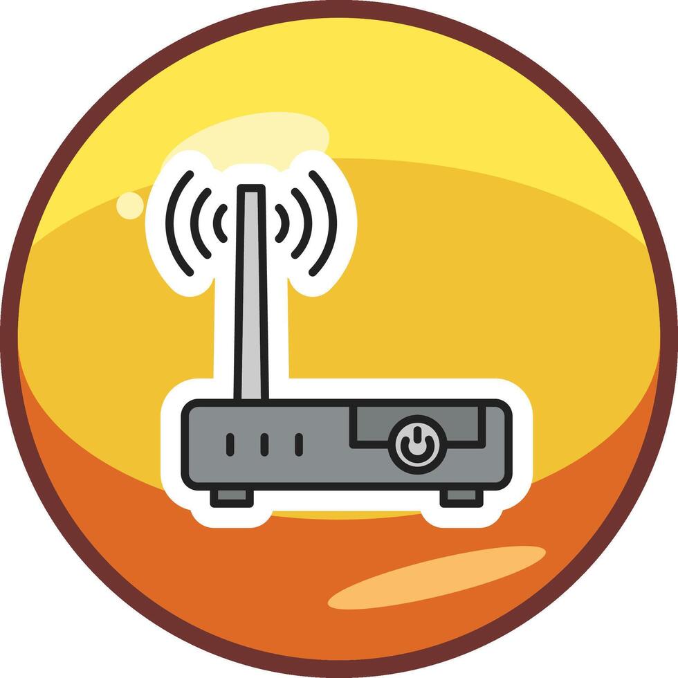 Router Device Vector Icon