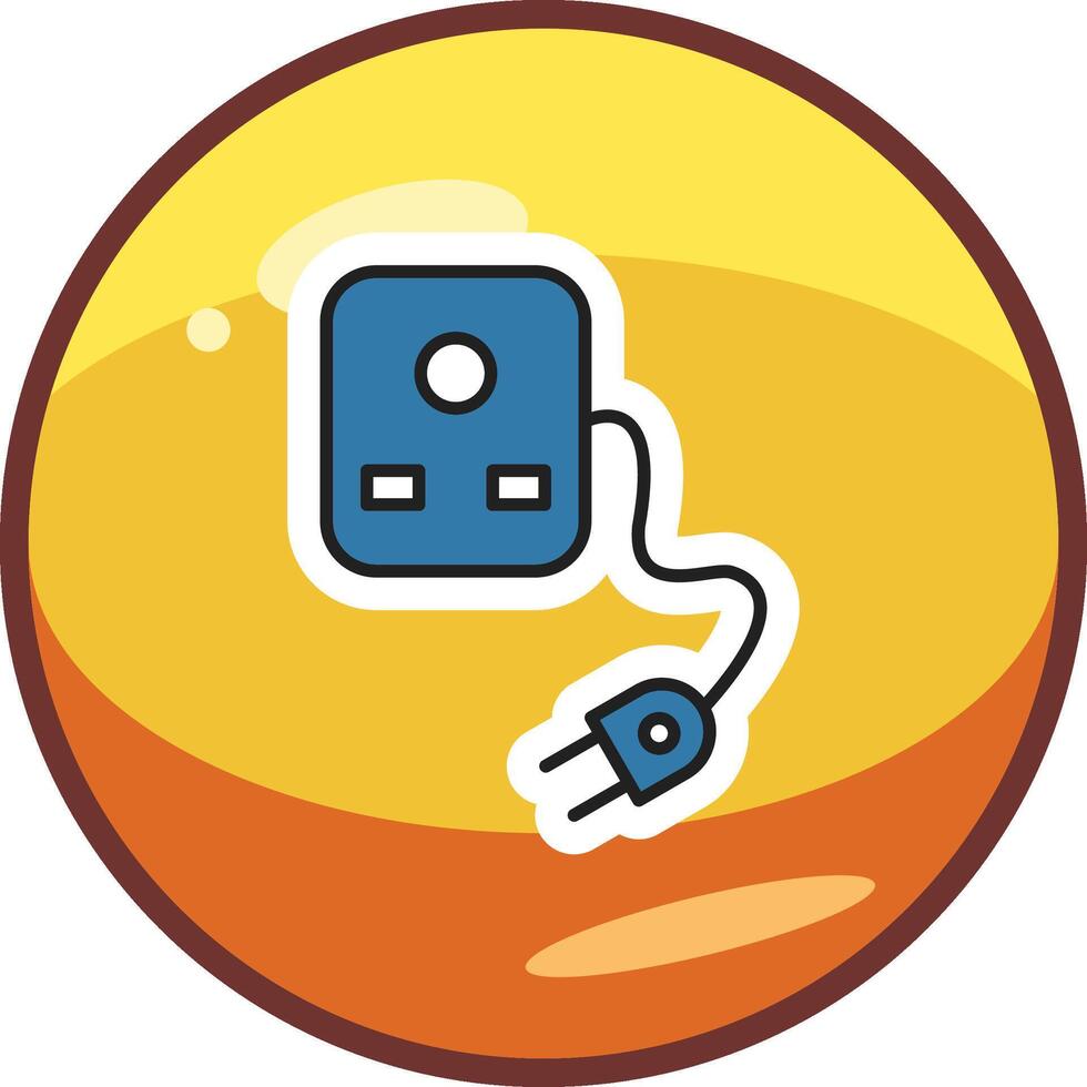 Plug And Socket Vector Icon