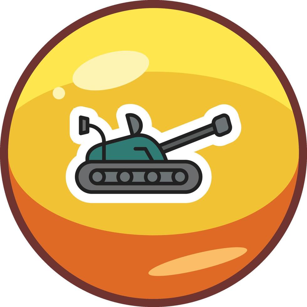 tanque vecto icono vector