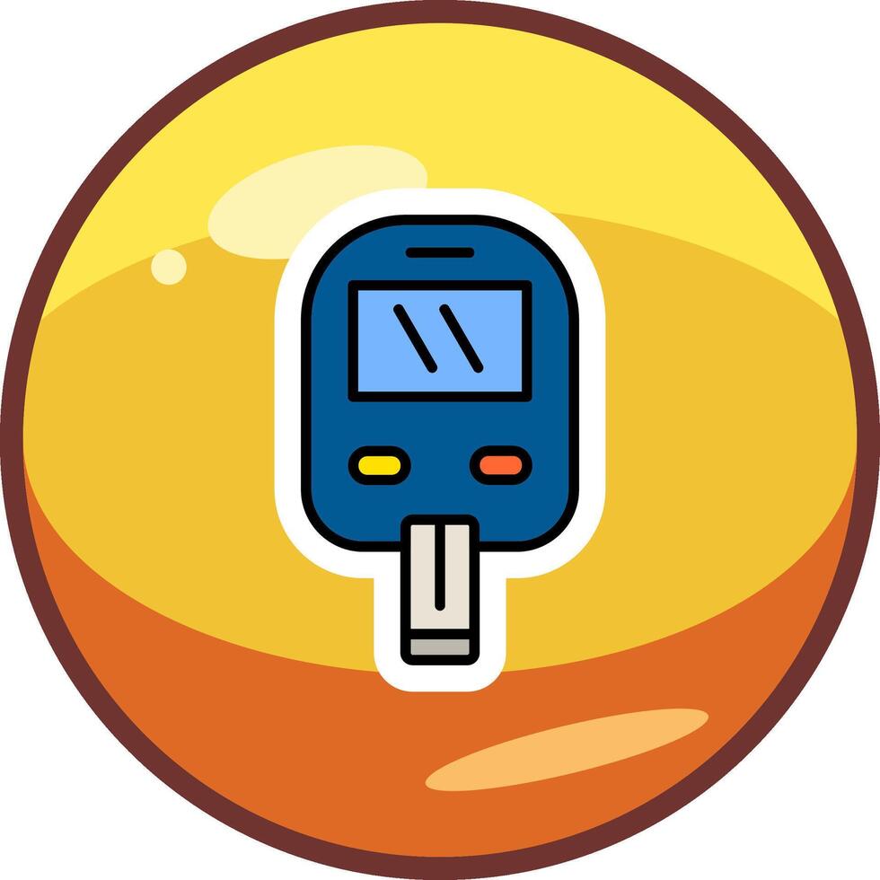 Glucometer Vector Icon