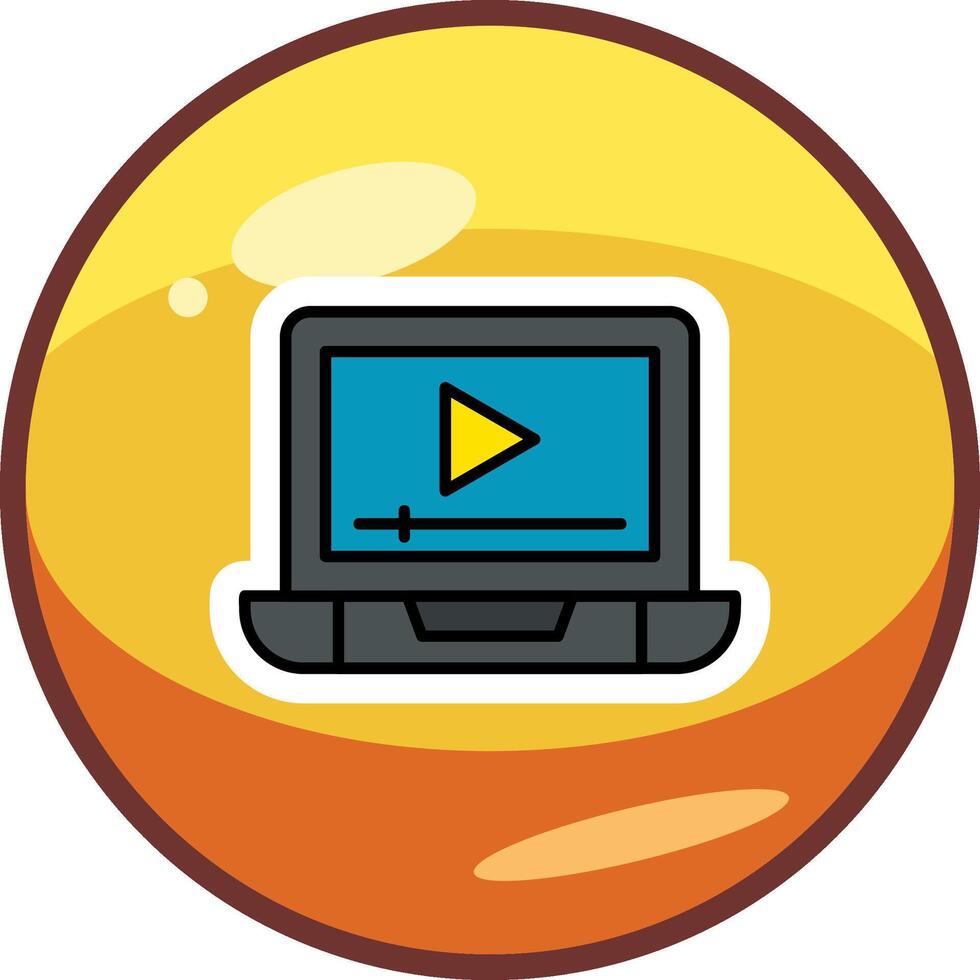 Video Ad Vector Icon