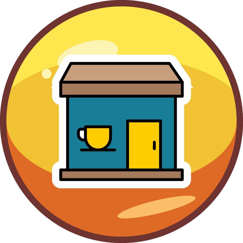 Coffee Shop Vector Icon