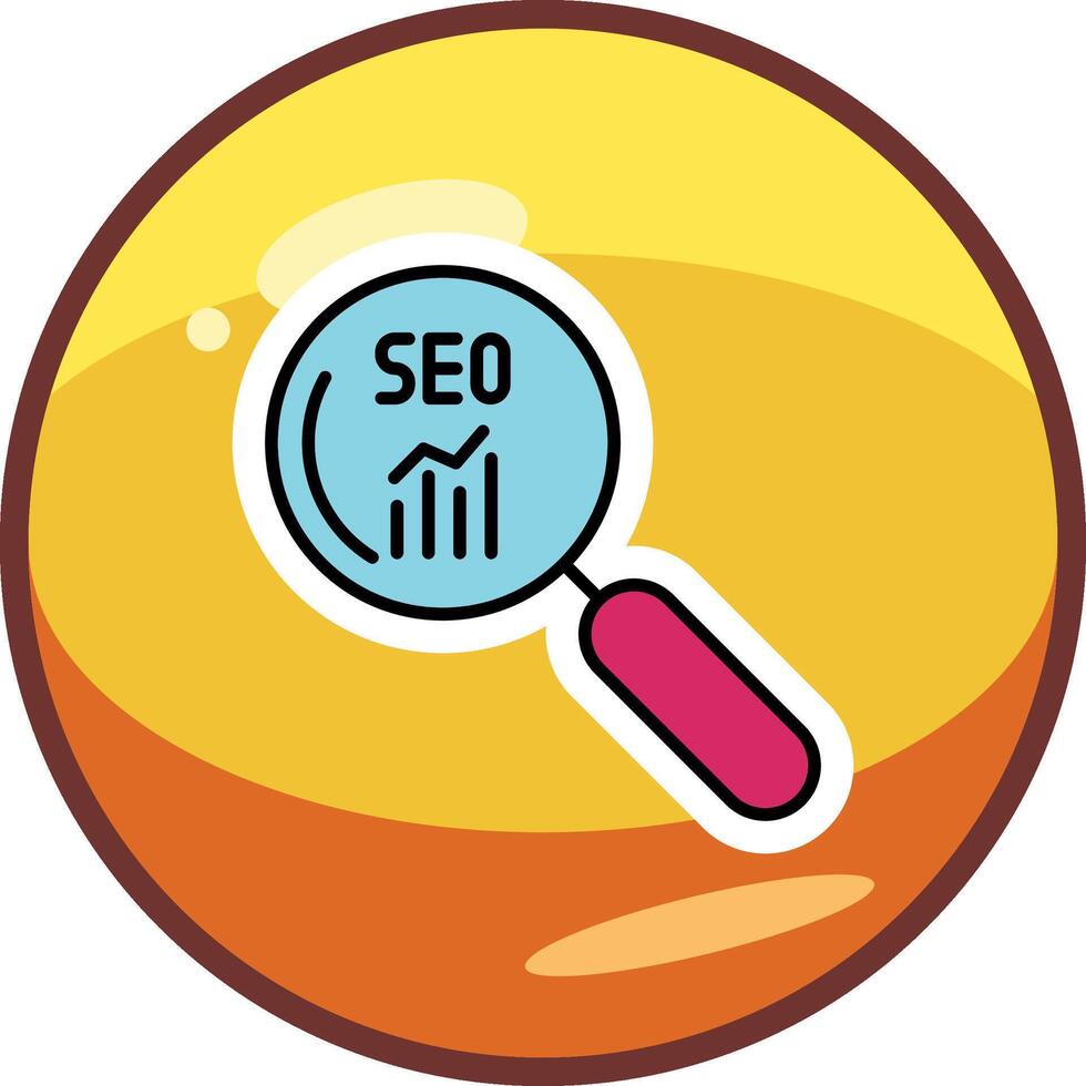 seo buscar vecto icono vector