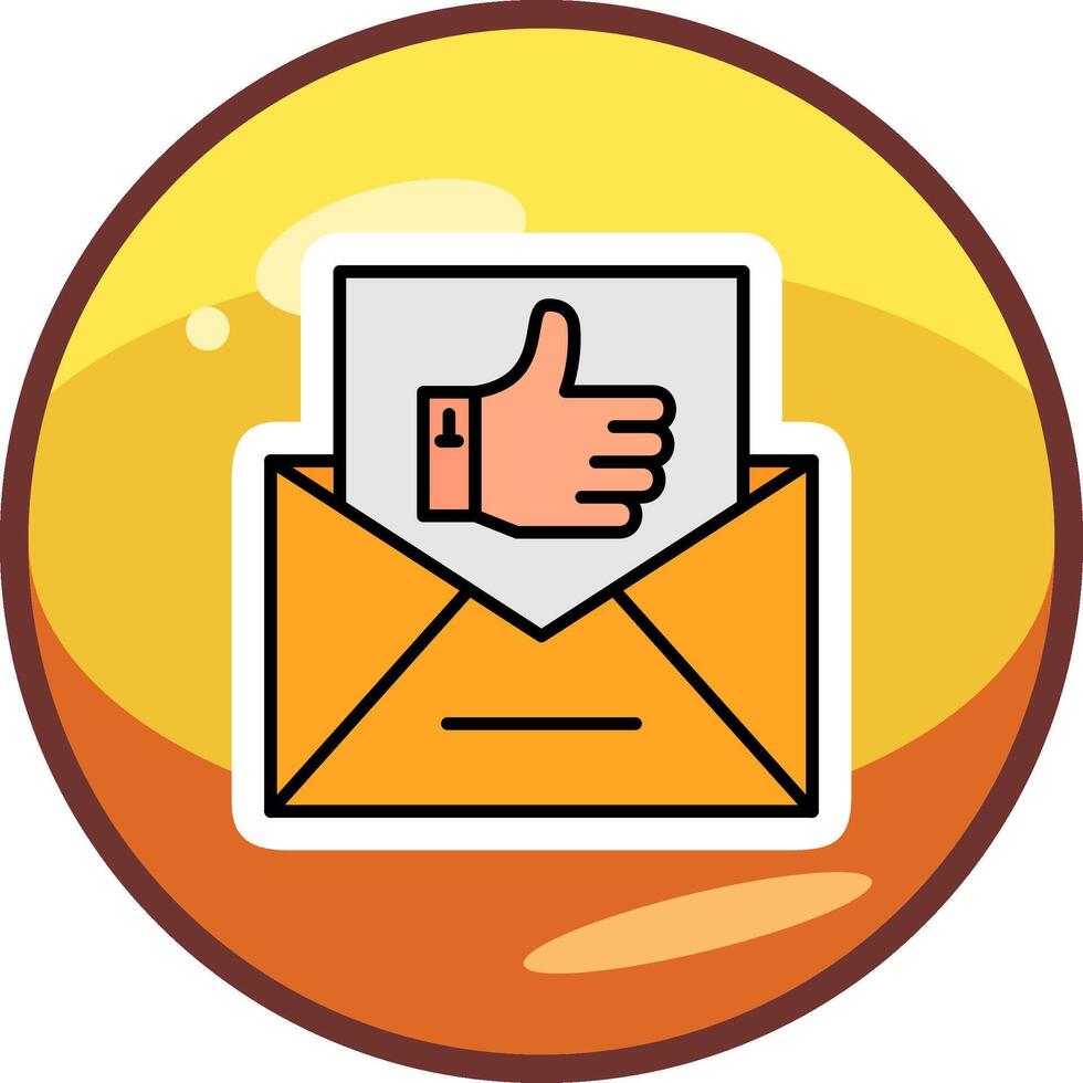 Email Like Vector Icon